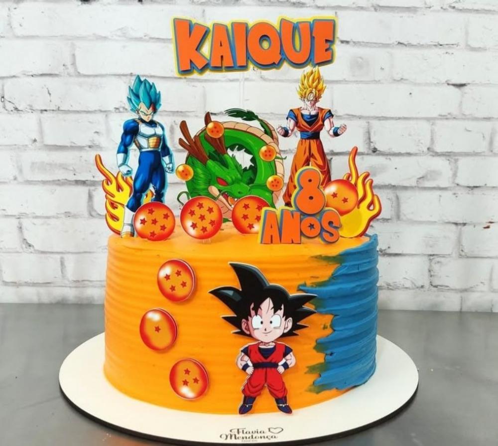 topo de bolo goku baby dragon ball z