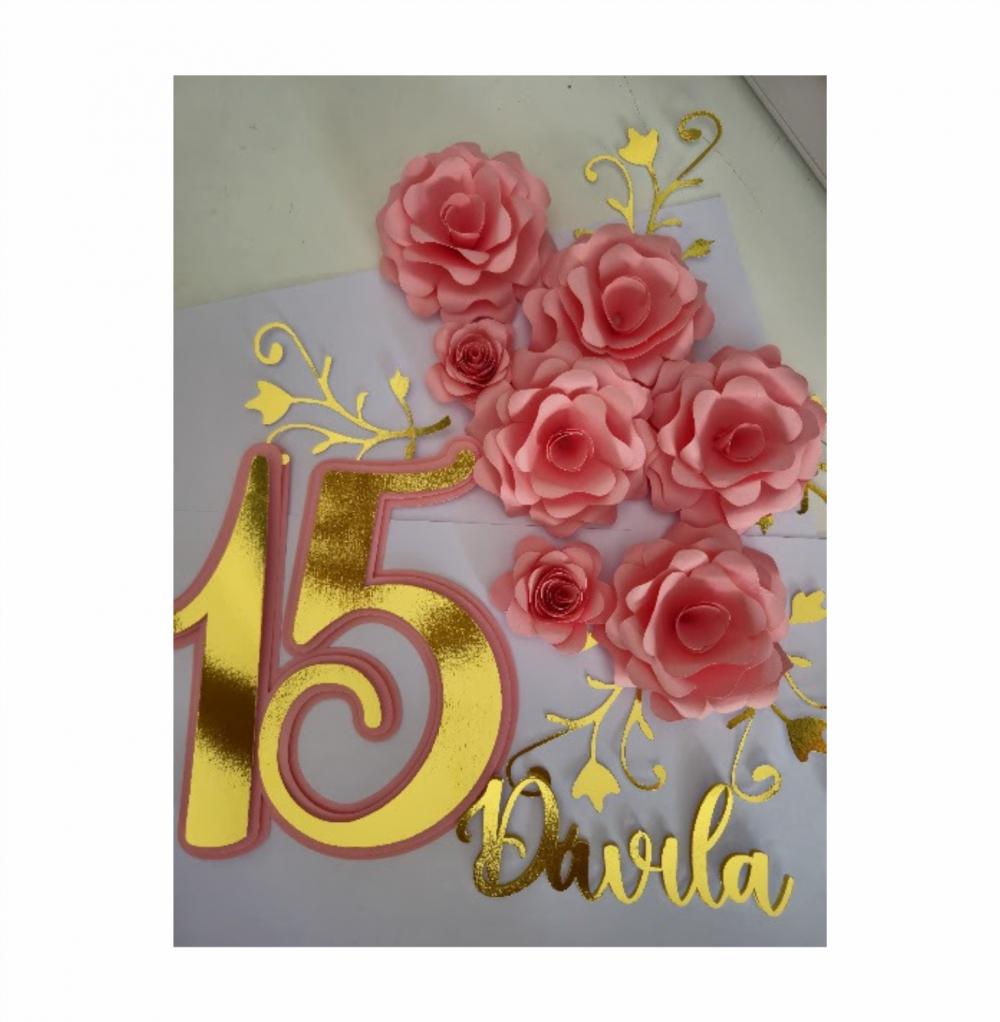topo de bolo 15 anos