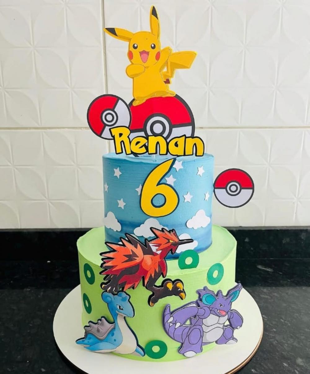 topo de bolo pokemon