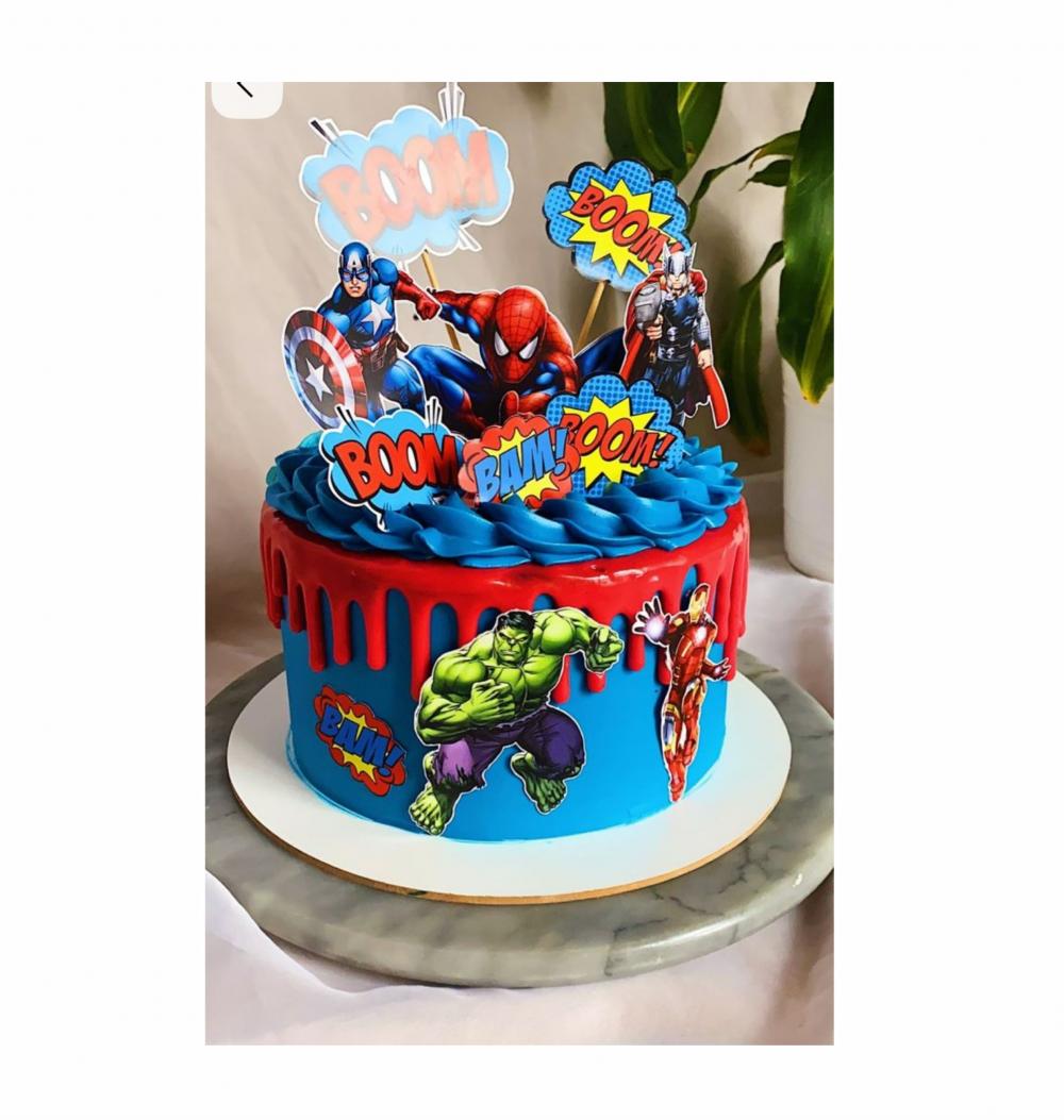 topo de bolo vingadores