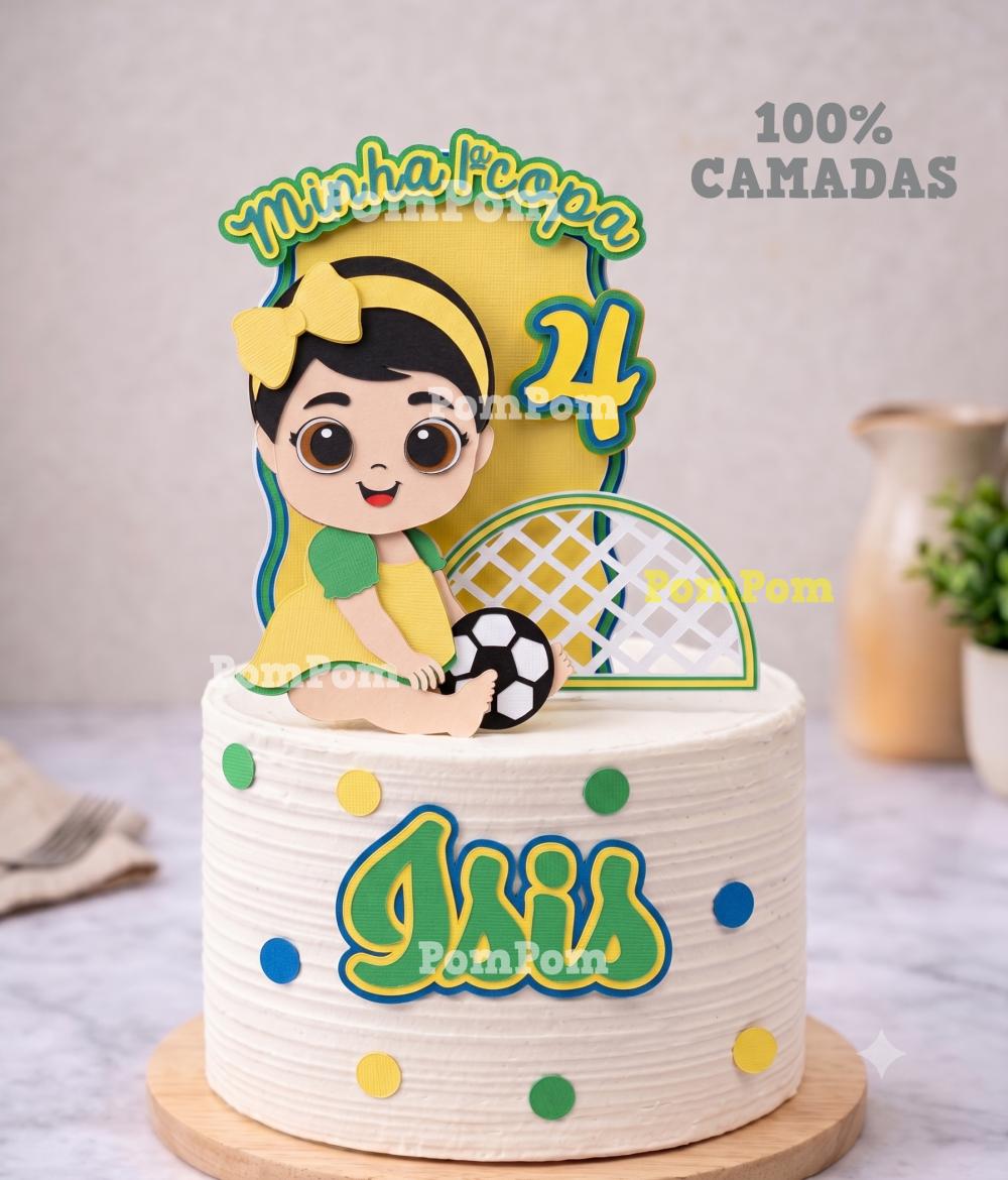 topo de bolo minha primeira copa