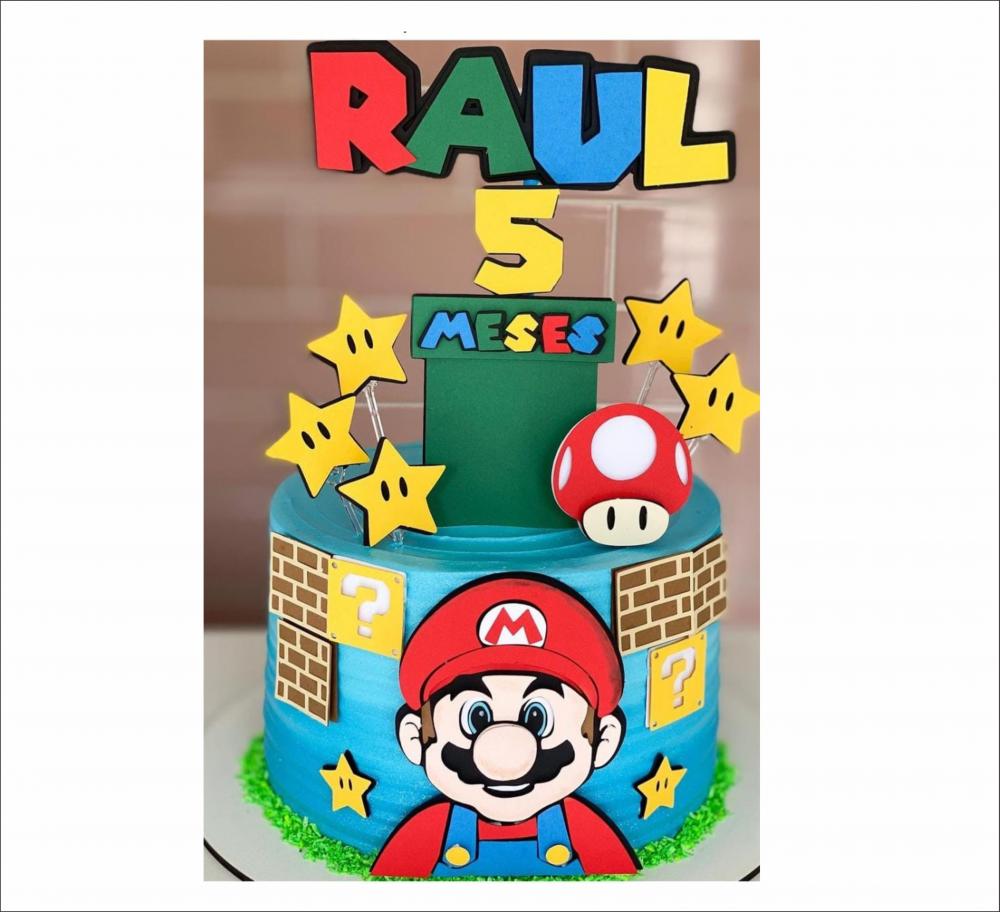 topo de bolo super mario