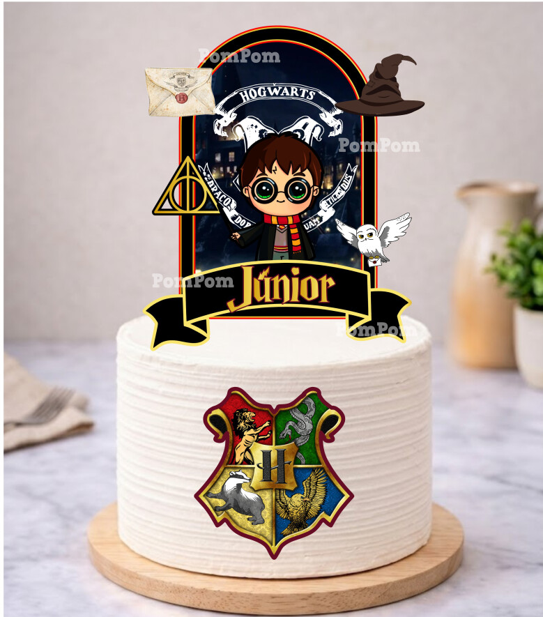 topo de bolo harry potter