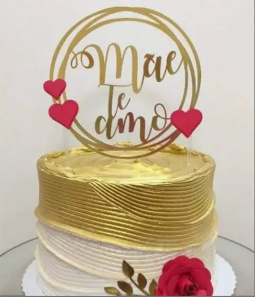 topo de bolo super mãe