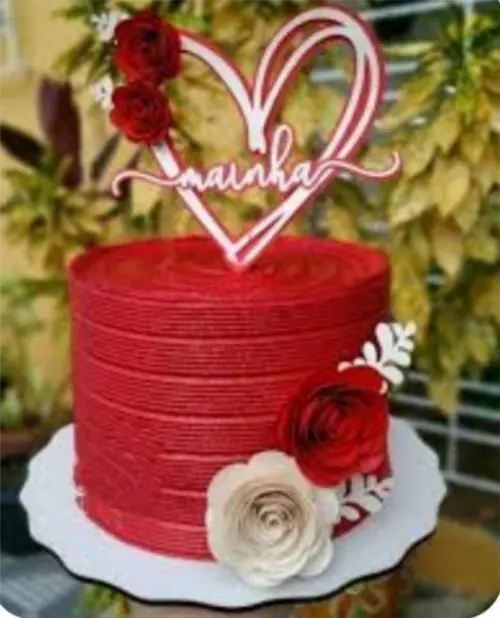 topo de bolo feliz dia das mães mainha