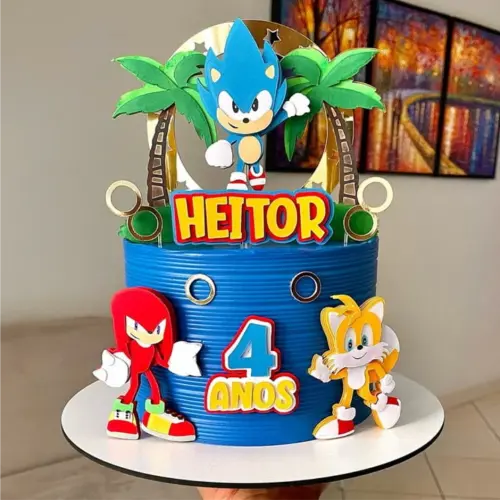 topo de bolo sonic