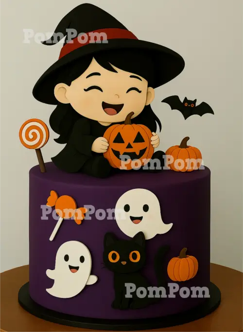 topo de bolo halloween