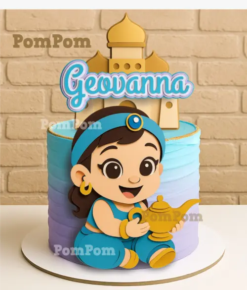 topo de bolo Jasmine