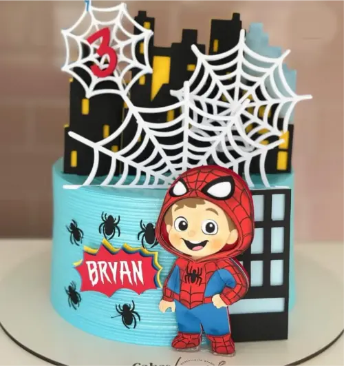 topo de bolo homem aranha
