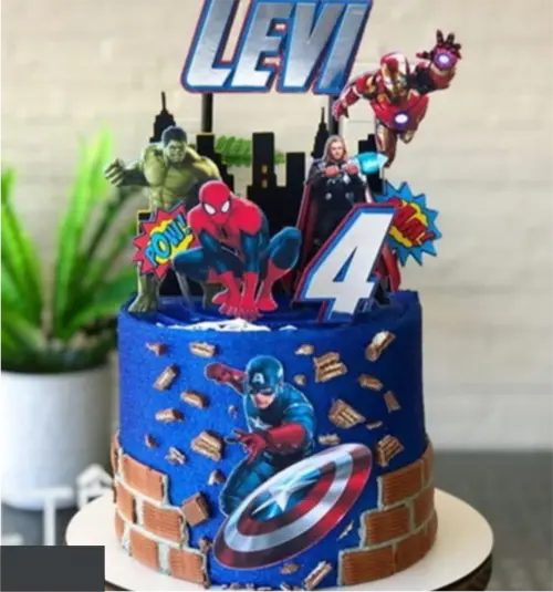 topo de bolo vingadores