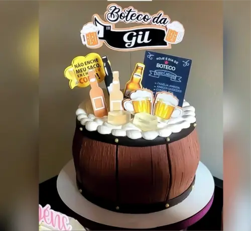 topo de bolo boteco