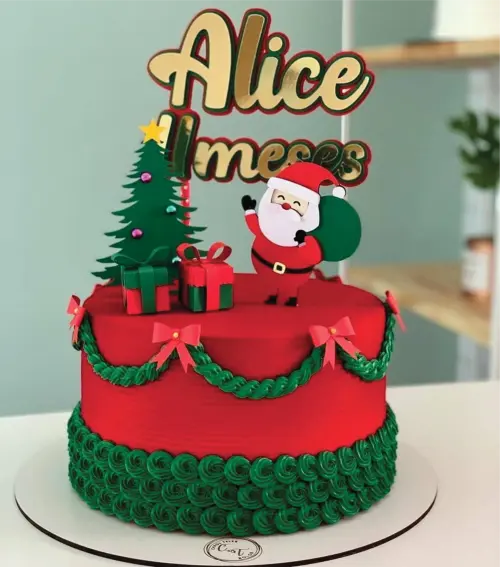 topo de bolo natal mesversário
