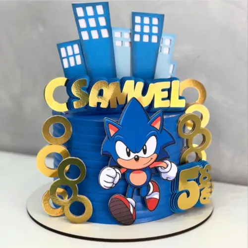 topo de bolo sonic
