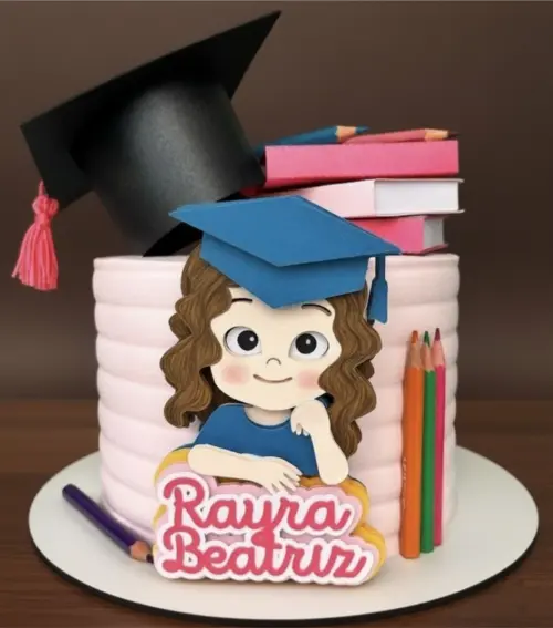 topo de bolo abc menina