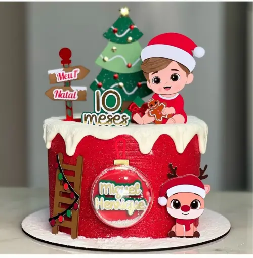 topo de bolo meu primeiro natal