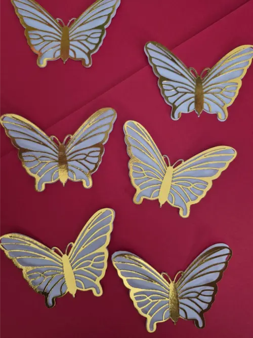 topo de bolo borboletas