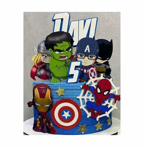 topo de bolo vingadores