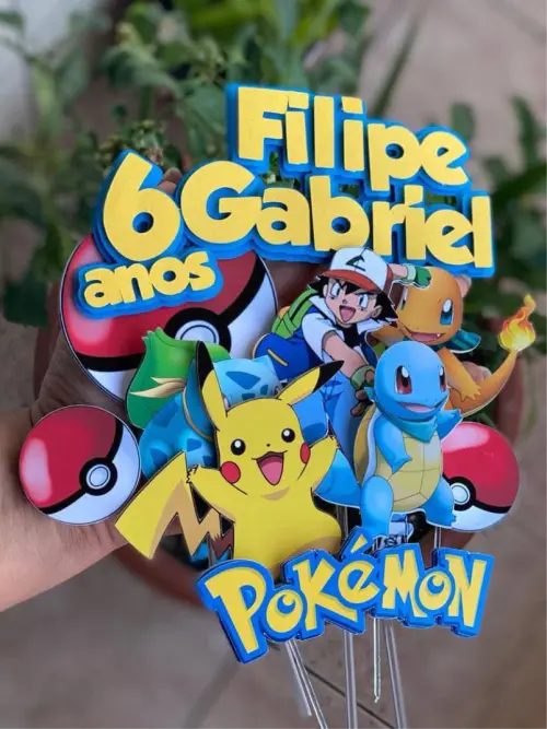 topo de bolo pokemon