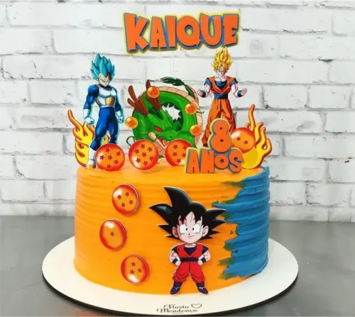topo de bolo goku baby dragon ball z