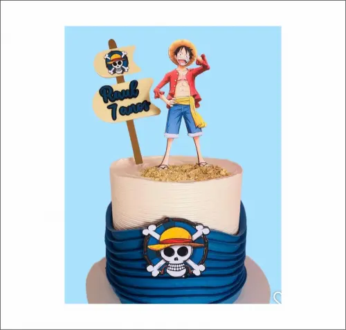topo de bolo one piece