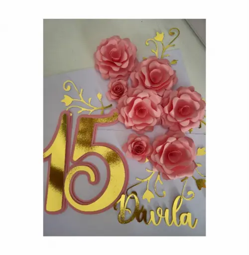 topo de bolo 15 anos
