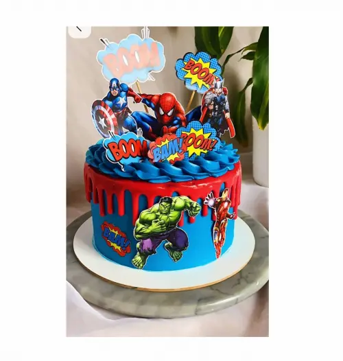 topo de bolo vingadores