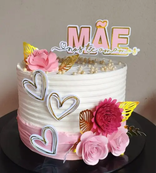 topo de bolo mãe