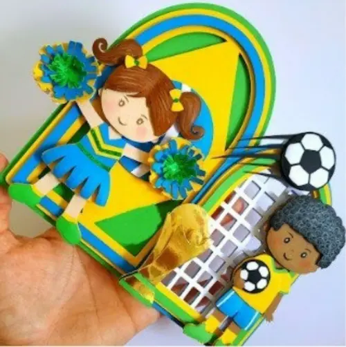 topo de bolo futebol brasil copa