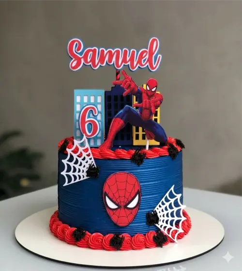 topo de bolo homem aranha