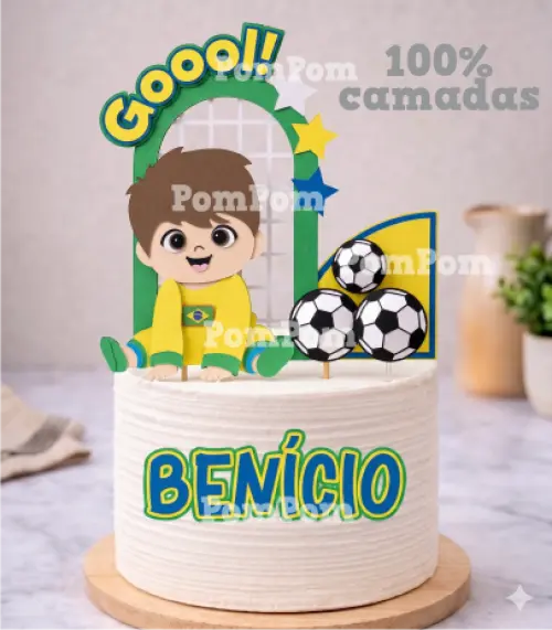 topo de bolo minha primeira copa