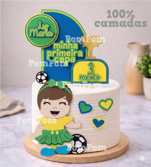 topo de bolo minha primeira copa