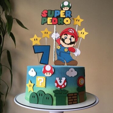 topo de bolo super mario