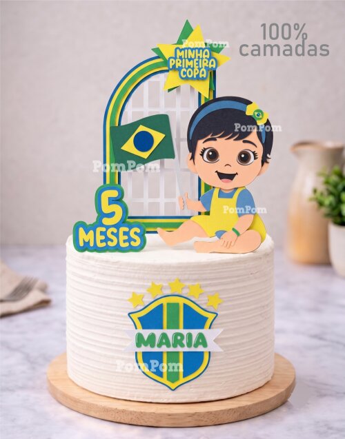 topo de bolo minha primeira copa