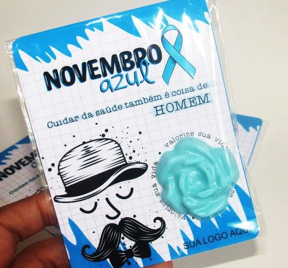 Cartão Lembrancinha Novembro Azul