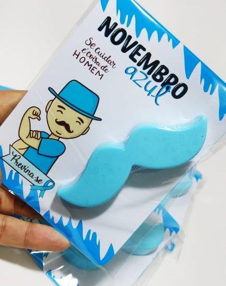 Cartão Lembrancinha Novembro Azul