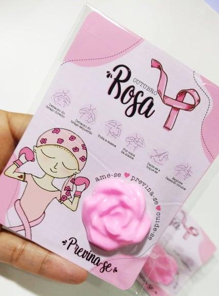 Cartão Lembrancinha Outubro Rosa