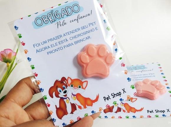 Cartão Lembrancinha para Pet Shop ou Aniversário Pet