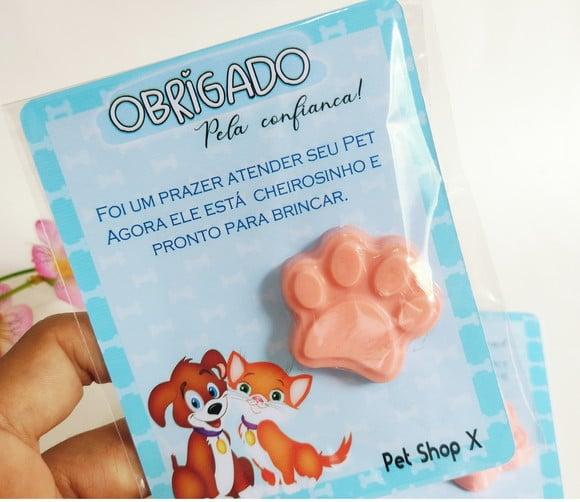 Cartão Lembrancinha para Pet Shop ou Aniversário Pet
