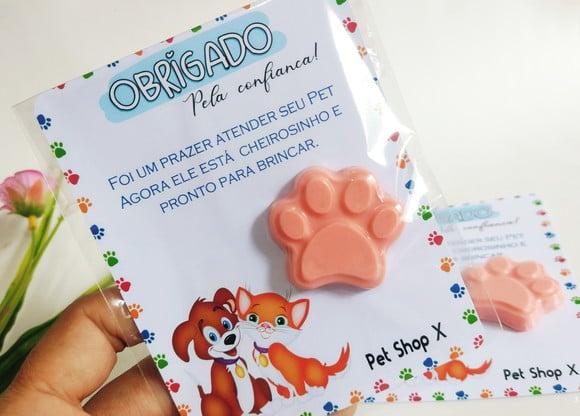 Cartão Lembrancinha para Pet Shop ou Aniversário Pet