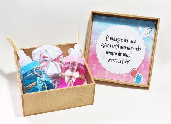 Kit Aromatizador Presente Anúncio de Gravidez