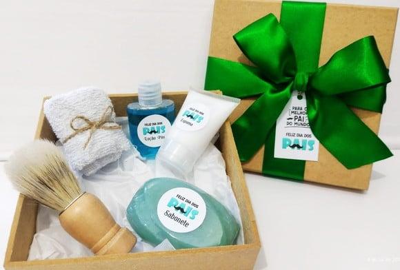 Kit Barbear Personalizado Dia dos Pais com Mensagem