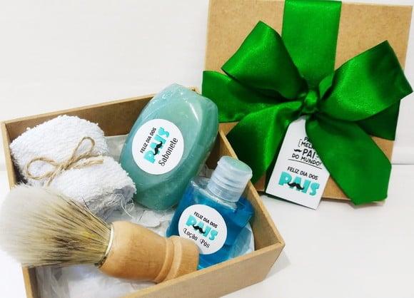 Kit Barbear Personalizado Dia dos Pais com Mensagem