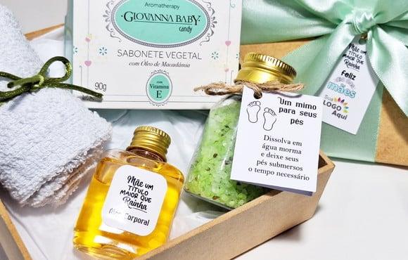 Kit Spa Cuidados Presente Dia das Mães Erva Doce