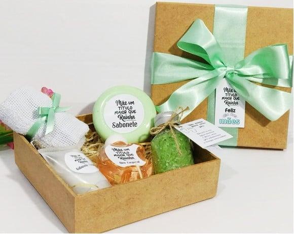 Kit Spa Cuidados Presente Dia das Mães Erva Doce