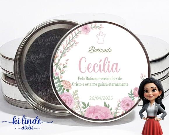 Latinha Personalizada Lembrancinha de Batizado