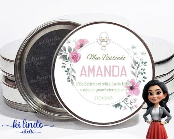 Latinha Personalizada Lembrancinha de Batizado