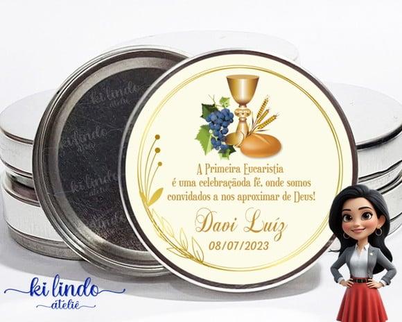 Latinha Personalizada Lembrancinha de Primeira Eucaristia