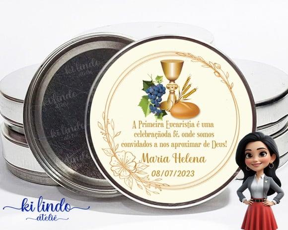 Latinha Personalizada Lembrancinha de Primeira Eucaristia