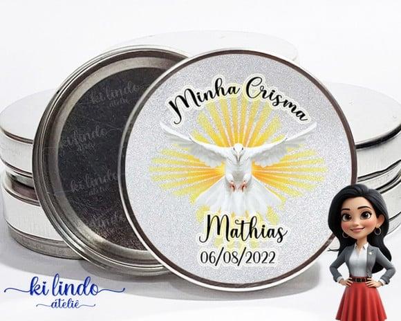 Latinha Personalizada para Lembrancinha de Crisma