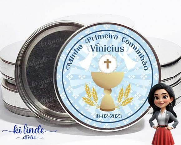 Latinha Personalizada para Lembrancinha de Primeira Comunhão
